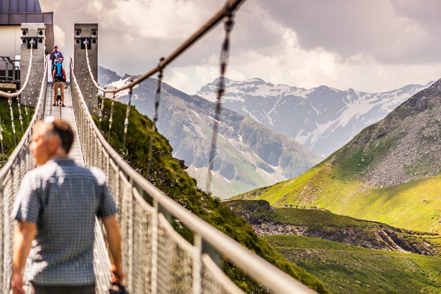 Haengebruecke in Gastein am Stubnerkogel