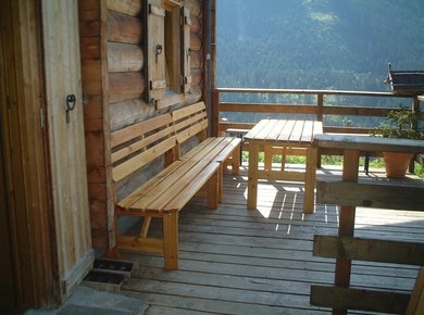 Kematenhütte Löprick Gastein Terrasse 1