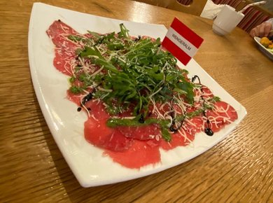 Wengeralm Rindercarpaccio